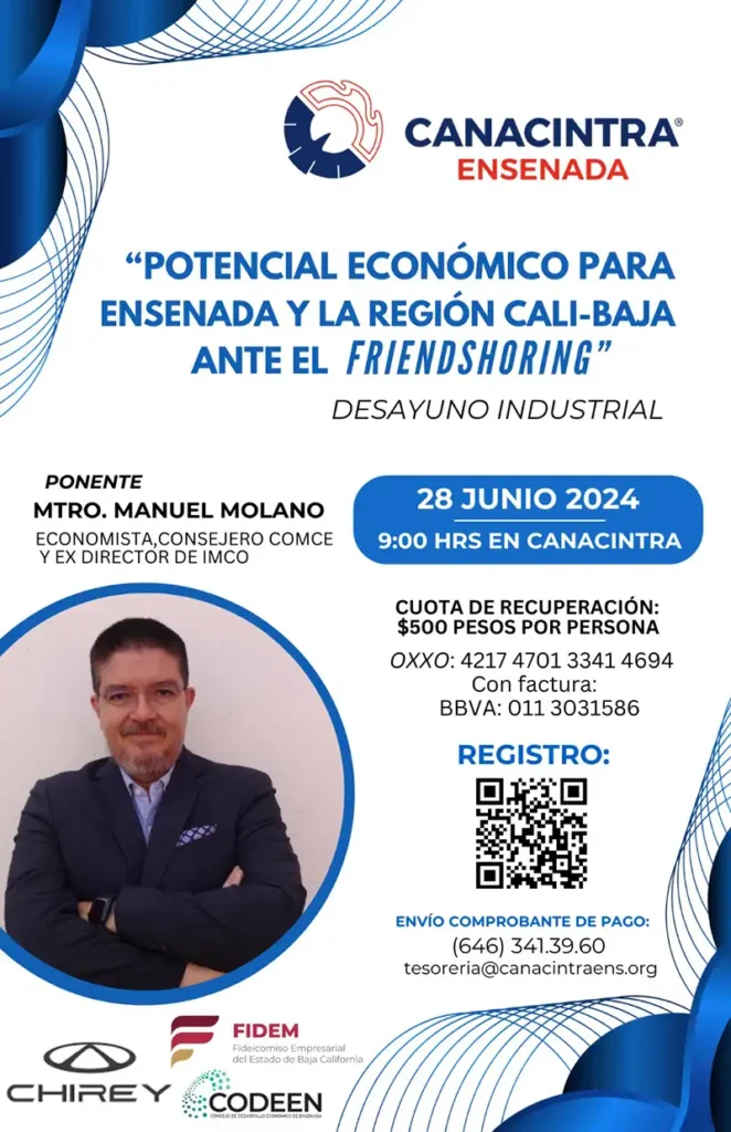 Potencial económico para Ensenada y la región cali-baja ante el friendshoring